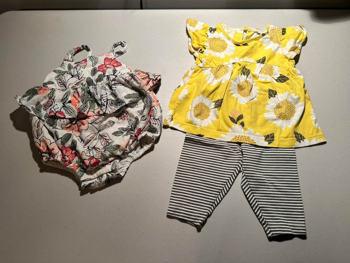 Summer outfit lot 9-12mo, Kids 9 Month (6-9M)