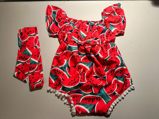 Watermelon Romper 12-18mo, Kids 24 Month (18-24M)