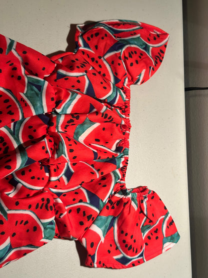 Watermelon Romper 12-18mo, Kids 24 Month (18-24M)