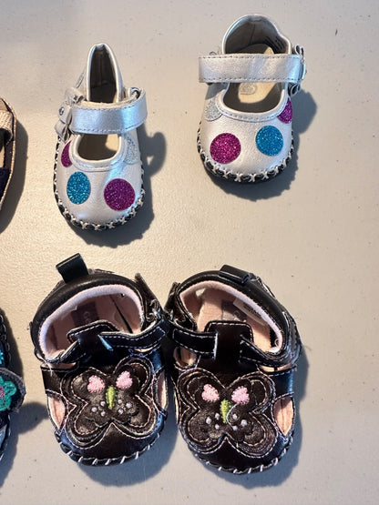 Baby girl show lot 0-3mo, Shoes 0 (Baby: 0-12 mth)