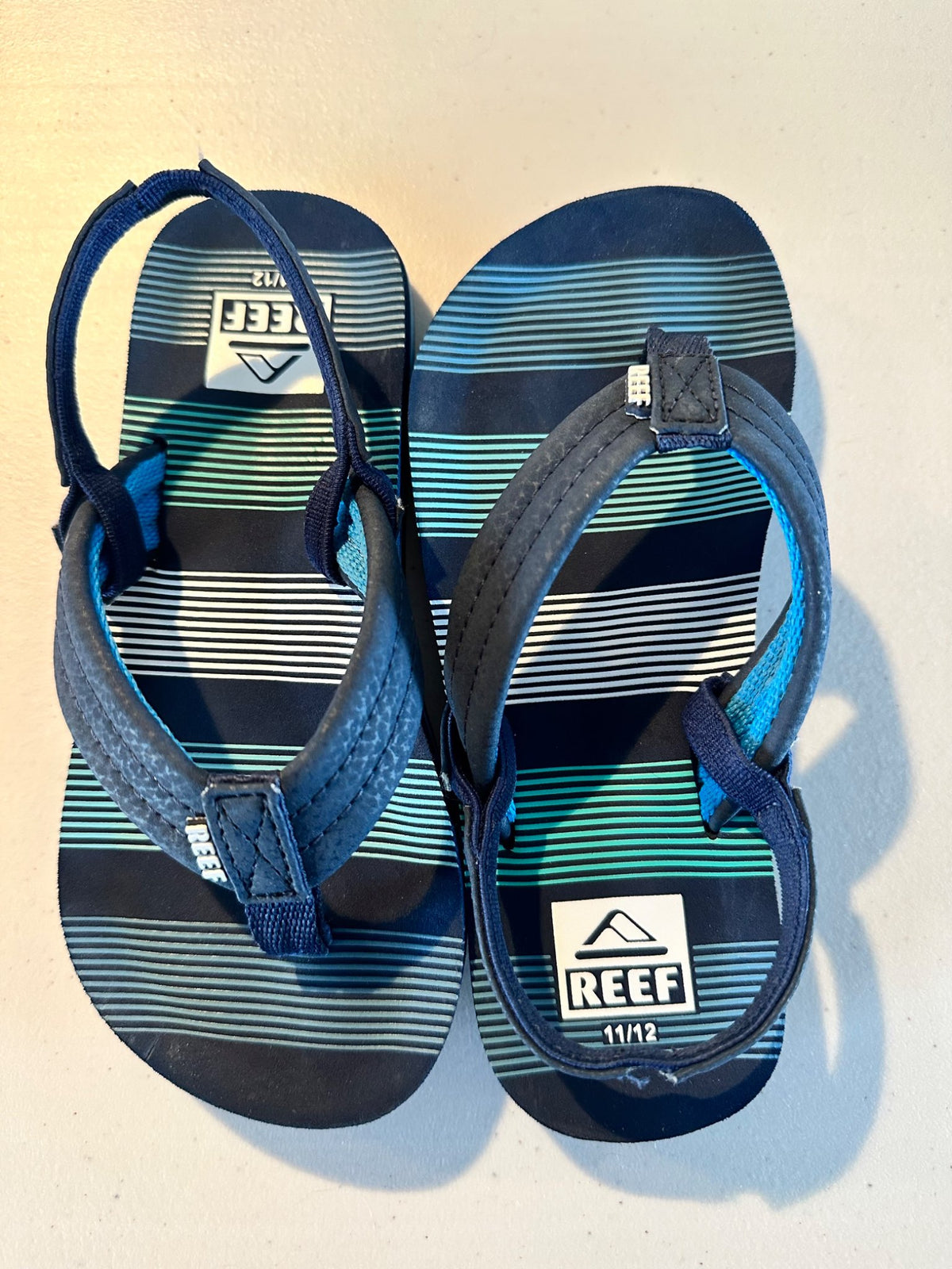 Reef flip flops size 11-12, Shoes 11 (Toddler:2-4yr)