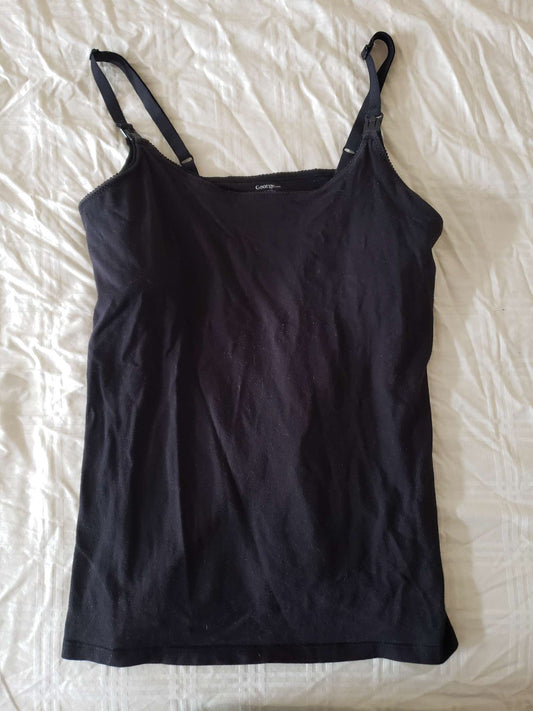 George Nursing Tank - Black, Maternity S (4-6)