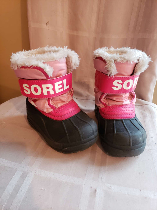 7T - Sorel Toddler Snow Commander Winter Boots, Shoes 7 (Walkers:12-24 mth)