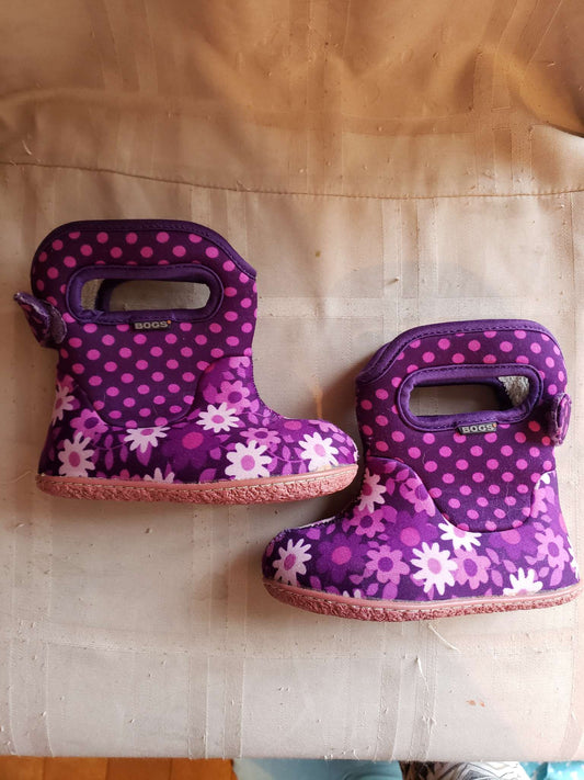 7T - Bogs Baby Boots (soft), Shoes 7 (Walkers:12-24 mth)