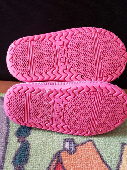 Pink booties 7T, Shoes 7 (Walkers:12-24 mth)
