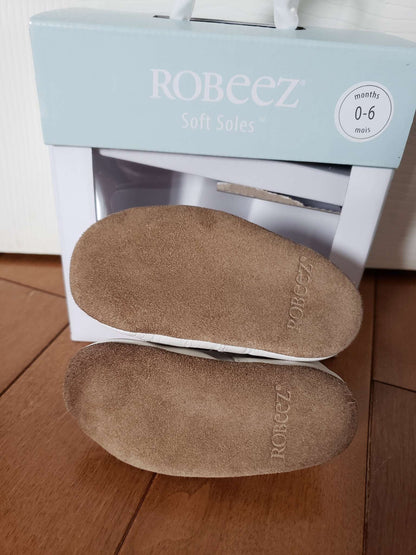0-6m Robeez "Brianna" soft soles, Shoes 3 (Baby: 0-12 mth)