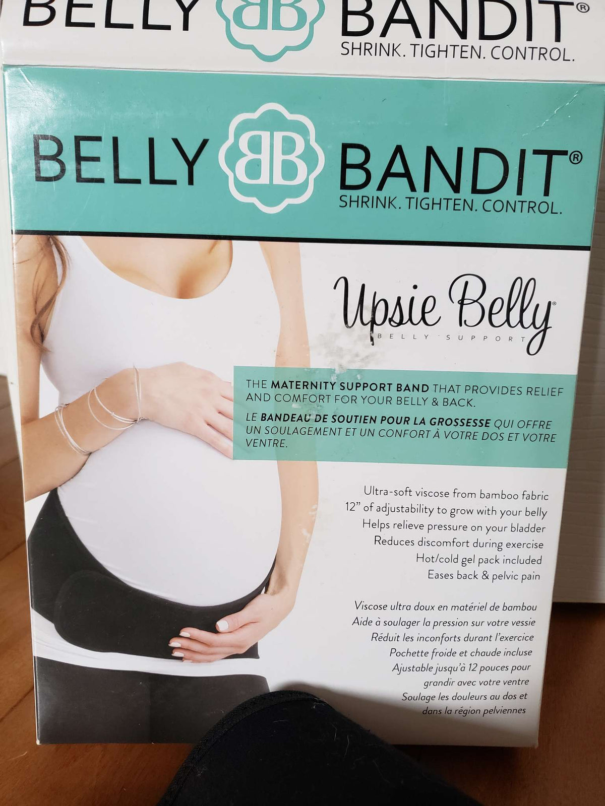 Belly Bandit support band with heating pad size medium, Maternity M (8-10)
