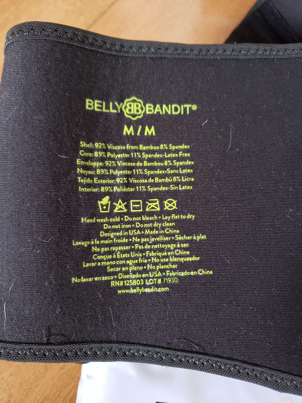 Belly Bandit support band with heating pad size medium, Maternity M (8-10)