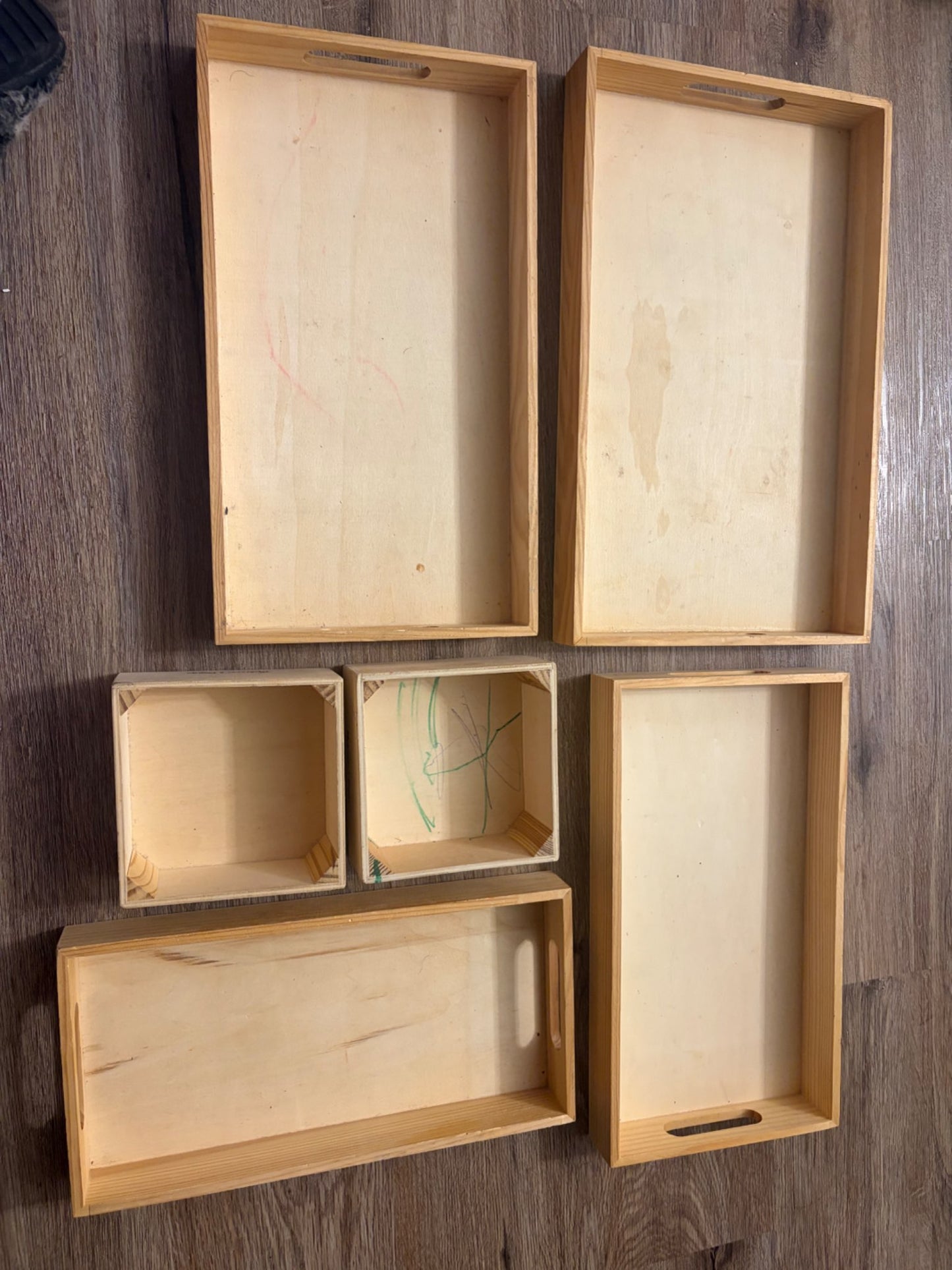 Montessori trays