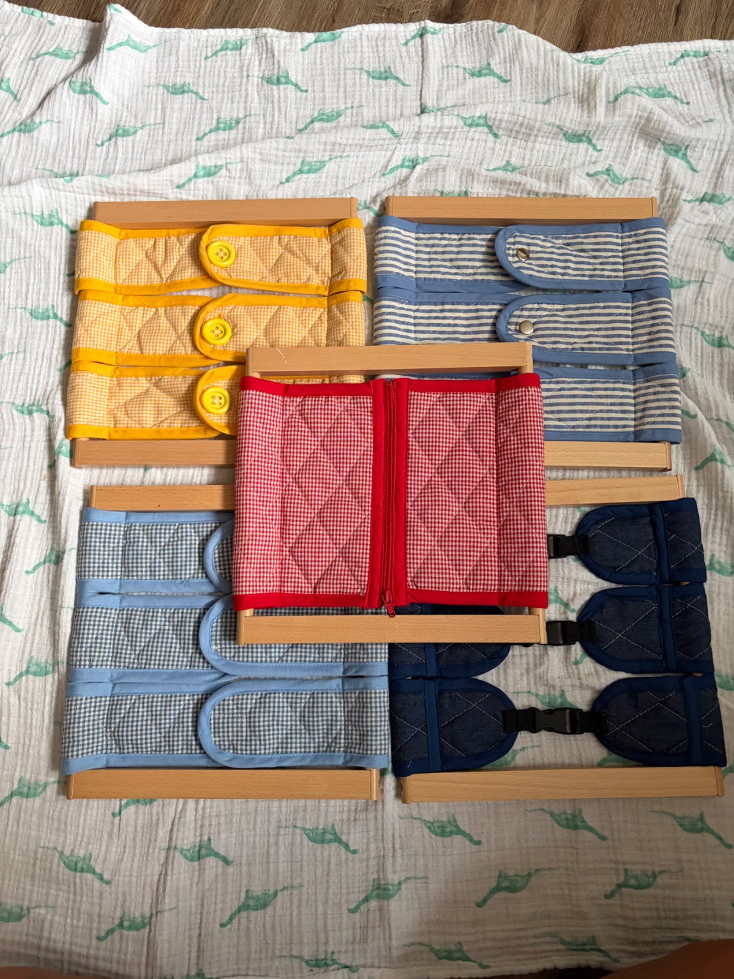 Montessori help-me-dress skill toys