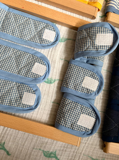 Montessori help-me-dress skill toys