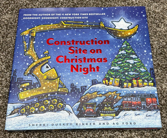 Construction Site on Christmas Night - Retail $24.99