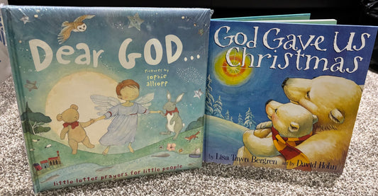 NEW 2 hardcover books of God
