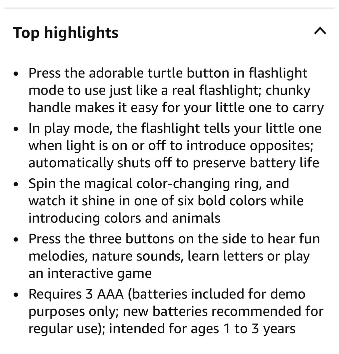 VTech Spin and Learn Colour Flashlight