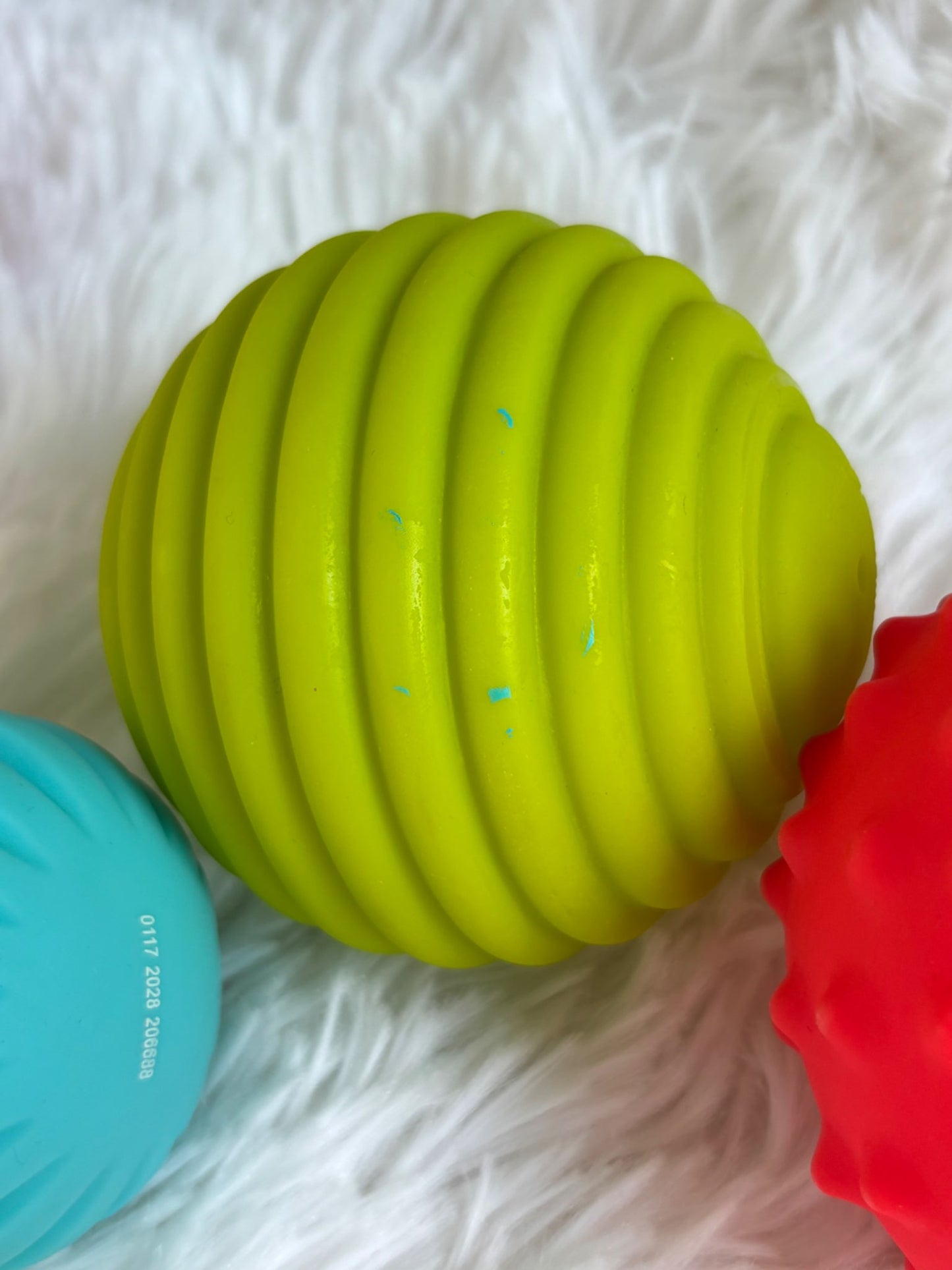 6 pc textured multi-sensory ball set