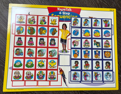 NEW Super Duper Publications Sequencing magnetic game board