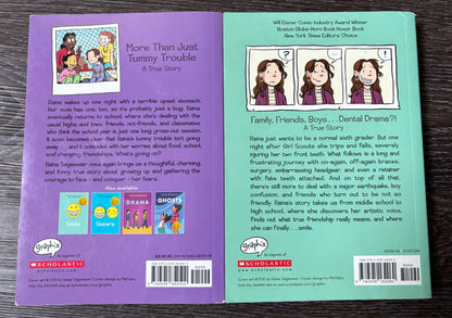 2 graphic novels by Raina Telgemeier - Retails $29