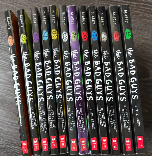 THE BAD GUYS graphic novel series books 1-12