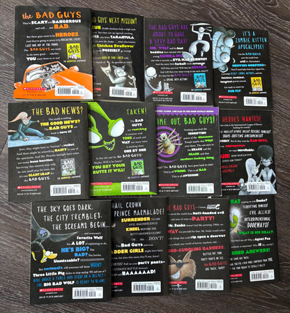 THE BAD GUYS graphic novel series books 1-12