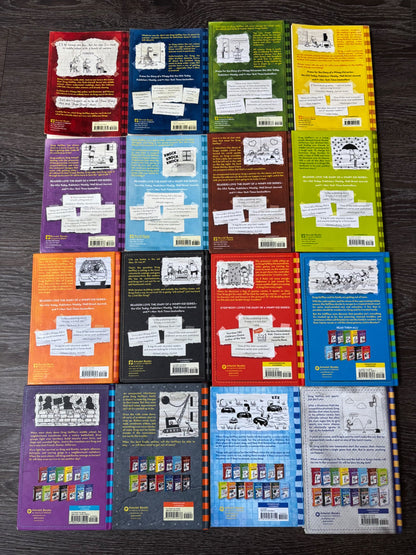 DIARY OF A WIMPY KID by Jeff Kinney graphic novel series, books 1-16 Retails approx $240