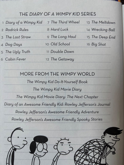 DIARY OF A WIMPY KID by Jeff Kinney graphic novel series, books 1-16 Retails approx $240