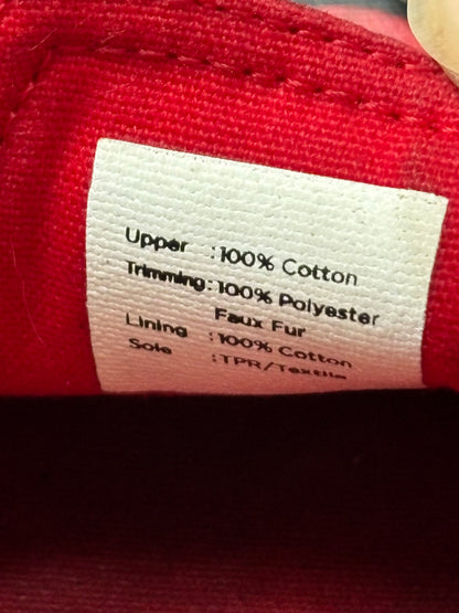 Size 9T adorable TOM’s alpargata ladybug shoes , Shoes 9 (Toddler:2-4yr)