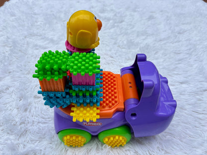Playskool clipo hippo bristle building blocks