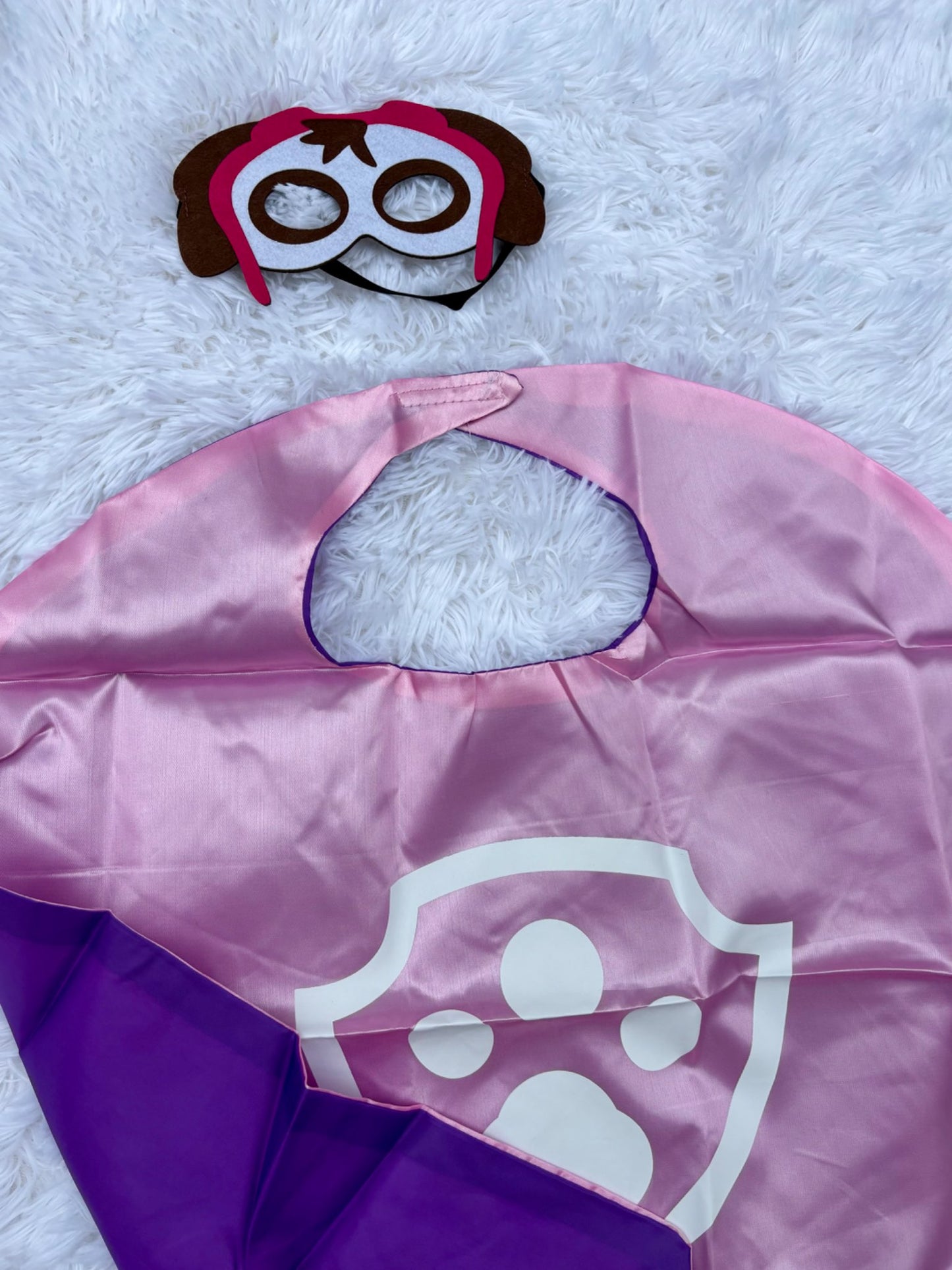 Set of 7 PAW PATROL dress-up capes with masks- fits approx age 3-8, Kids 4/4T