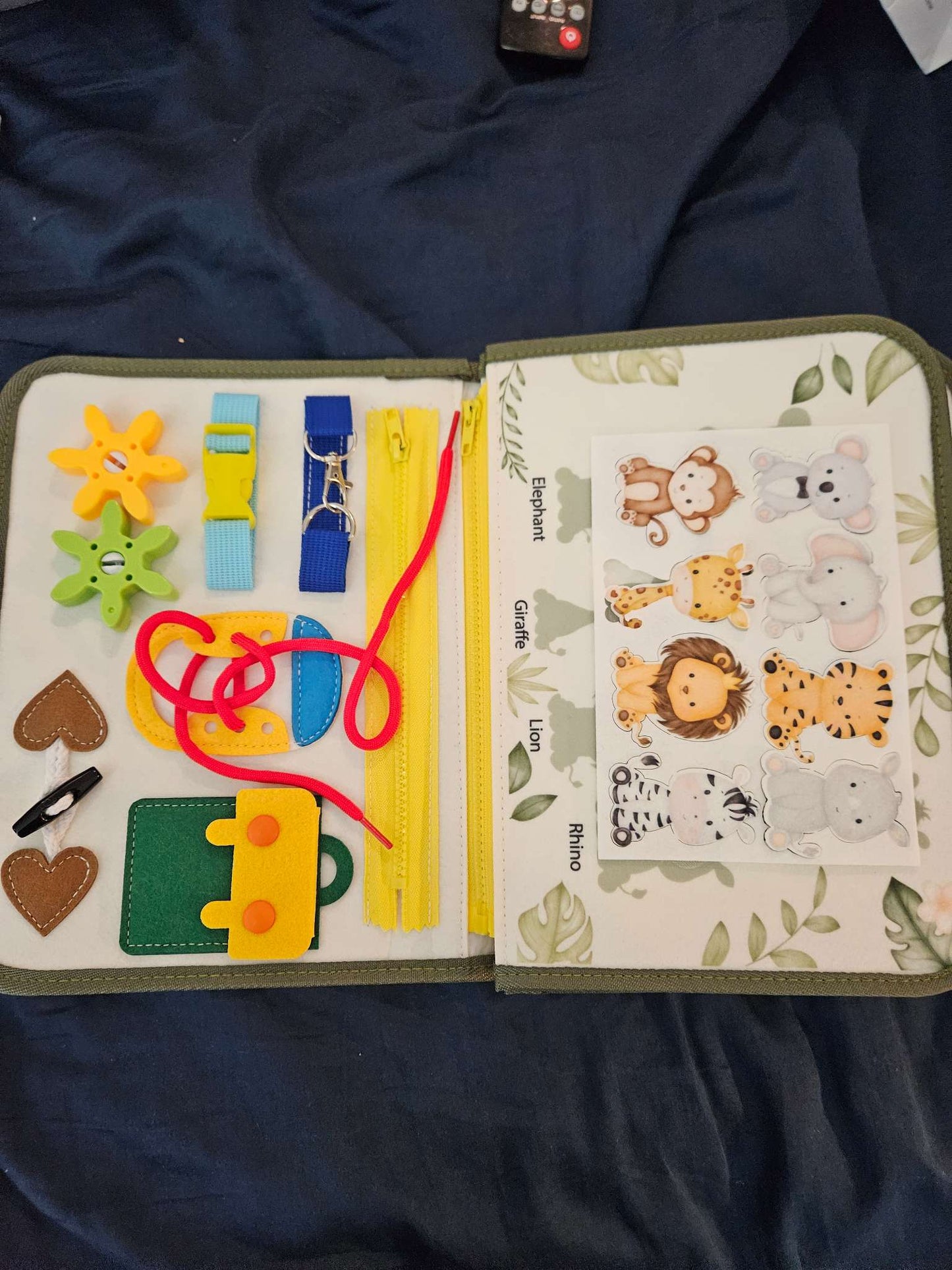 Like New busy book for babies
