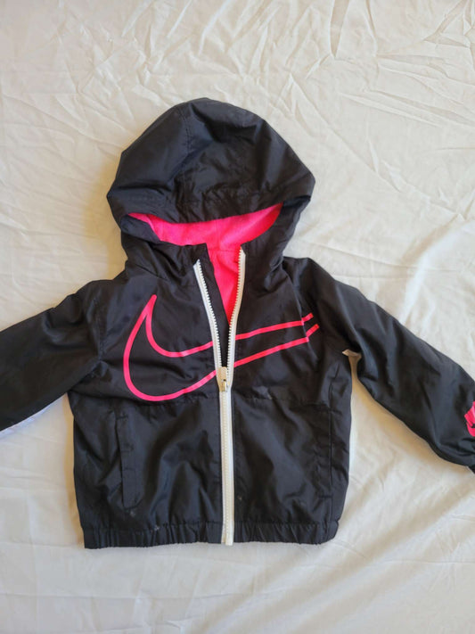 Black/Hot Pink Coat - Nike Size 1-2, Kids 18 Month (12-18M)