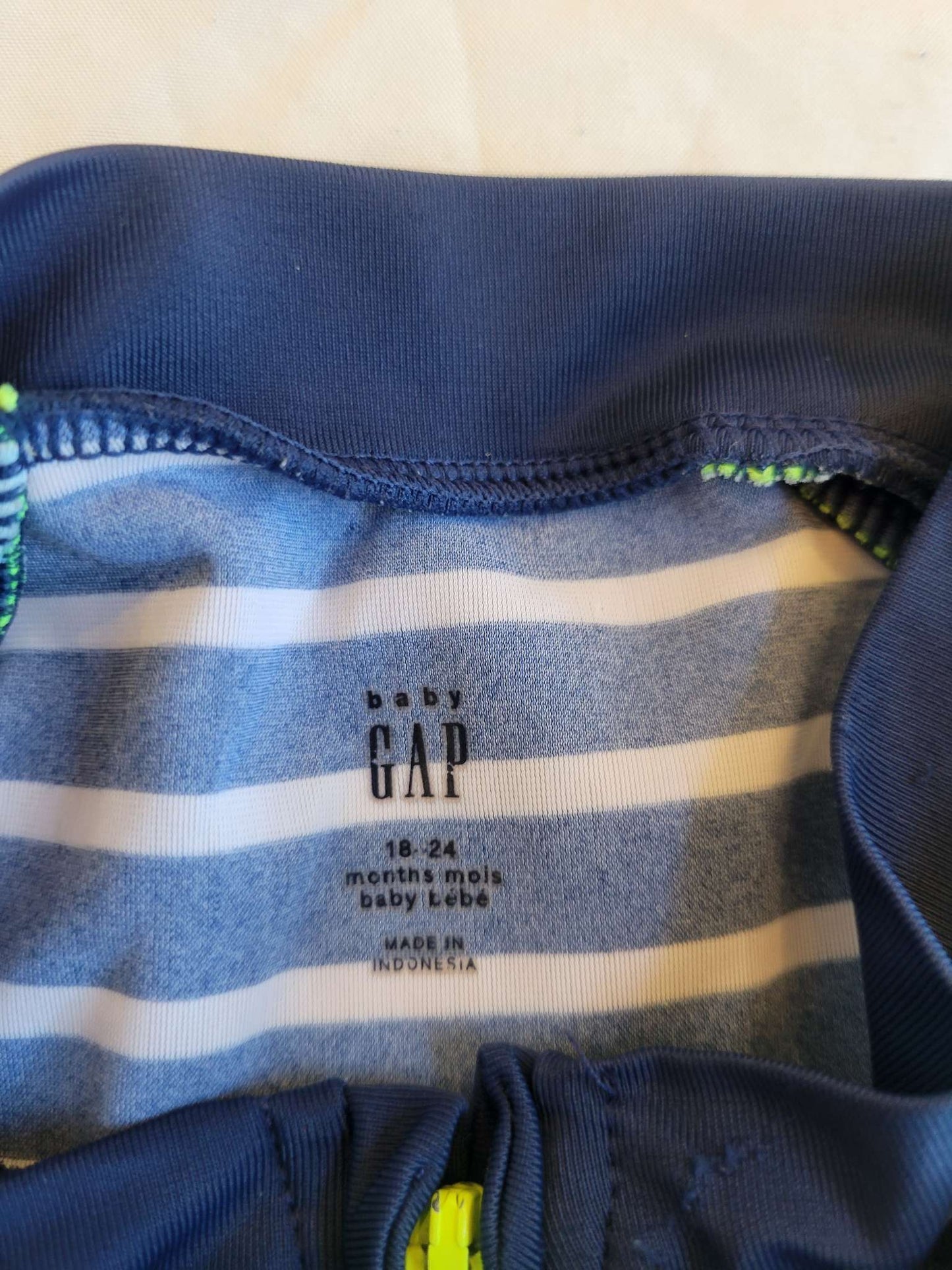 Baby Gap Swim Suit Romper - & Re-useable Swim Diaper (24 Months), Kids 24 Month (18-24M)