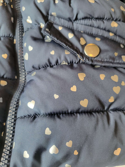 Blue Hearts Girl Winter Coat (12-18 Months), Kids 18 Month (12-18M)