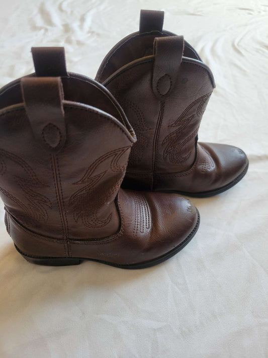 Cowboy Boots (Brown) - Size 9 , Shoes 9 (Toddler:2-4yr)