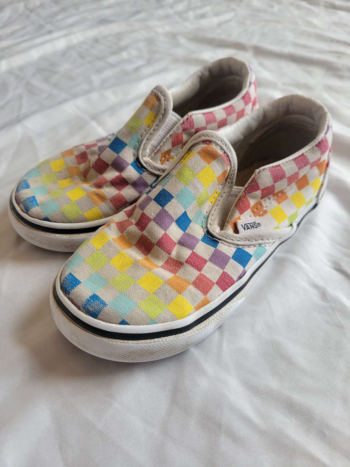 Vans Shoes - Size 9 (Rainbow Squares), Shoes 9 (Toddler:2-4yr)