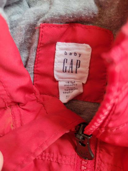 Red Gap Coat (18-24 months), Kids 24 Month (18-24M)
