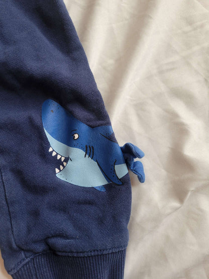 Blue Matching Sweat Suit (Sharks). 3T , Kids 3T