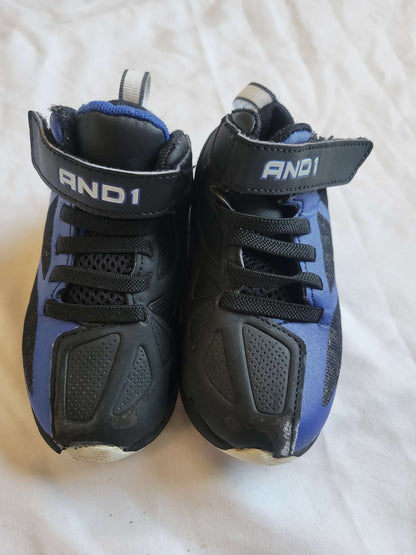 And1 High Top Shoes Size 7 (blue/Black), Shoes 7 (Walkers:12-24 mth)