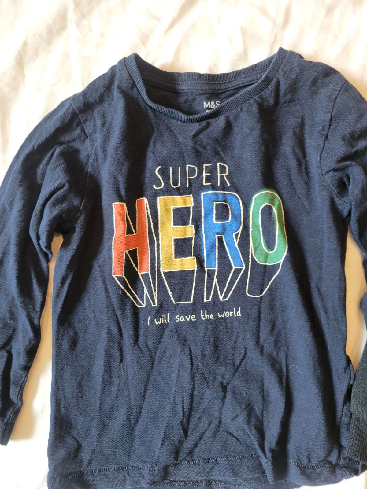 Zara Hoodie (with Stars) and Long Sleeve Super Hero , Kids 2T