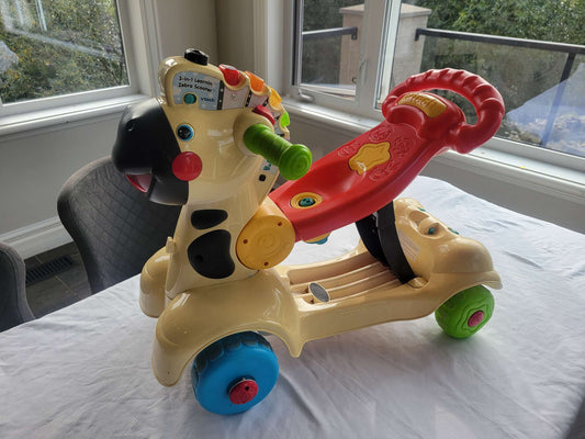 Vtech 3-in-1  Zebra Ride-on Walk Toy