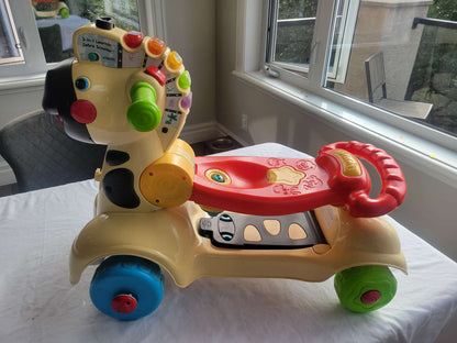 Vtech 3-in-1  Zebra Ride-on Walk Toy