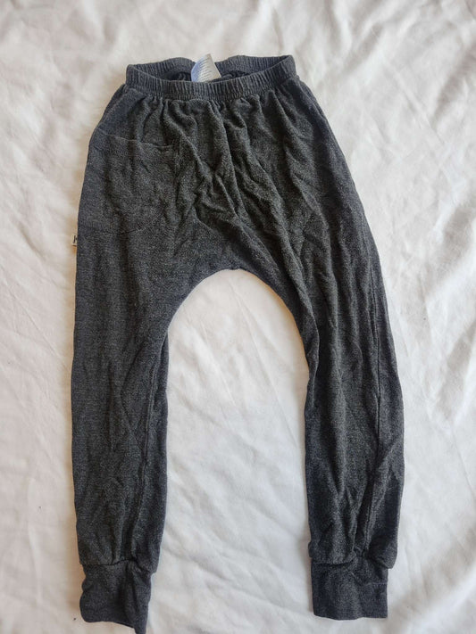 Jax and Lennon - Gray Harem Pants - size 2/3 (Small Shop) , Kids 2T