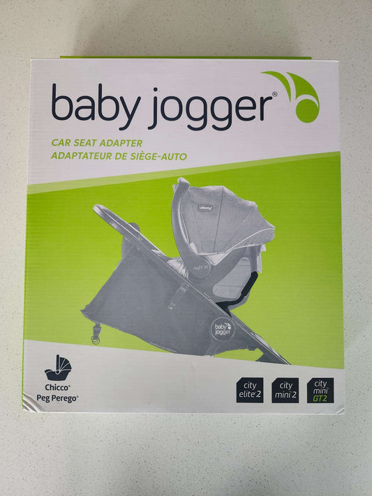 NWT Baby Jogger Car Seat Adapter for Chicco & Peg Perego, Retails $104.99