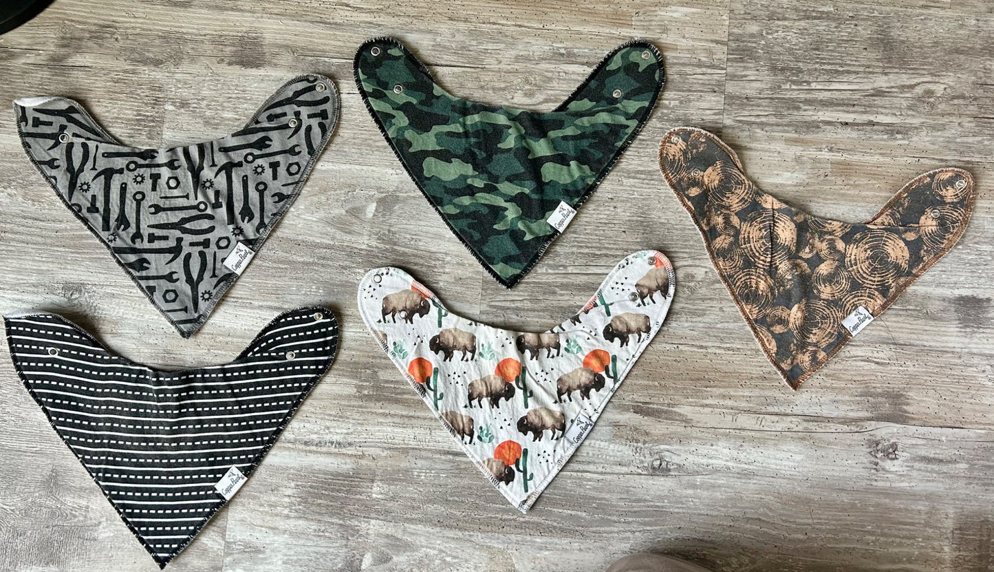Copper Pearl Bibs