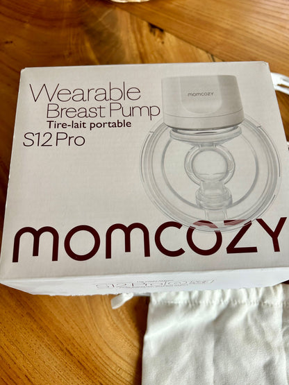 MomCozy S12 Pro Single Wearable Breast Pump EUC! Retails for $99+