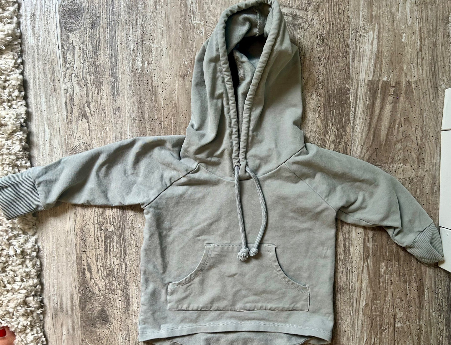 EUC high-end light grey hoodie, Kids 3T