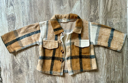 Cozy Flannel Coat, Kids 6 Month (3-6M)