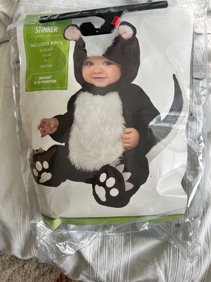 Baby skunk Halloween costume!, Kids 12 Month (9-12M)