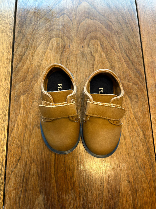 Tan dress shoes, boys, size 5, Shoes 5 (Walkers:12-24 mth)