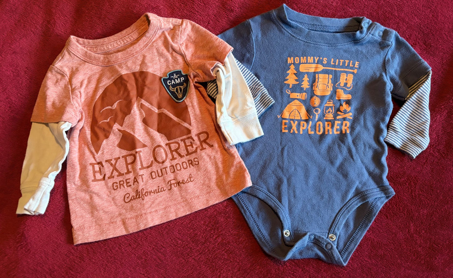 Little Explorer Set 2pc , Kids 6 Month (3-6M)