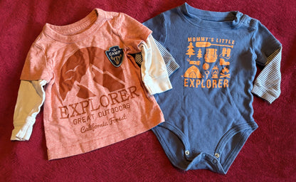 Little Explorer Set 2pc , Kids 6 Month (3-6M)
